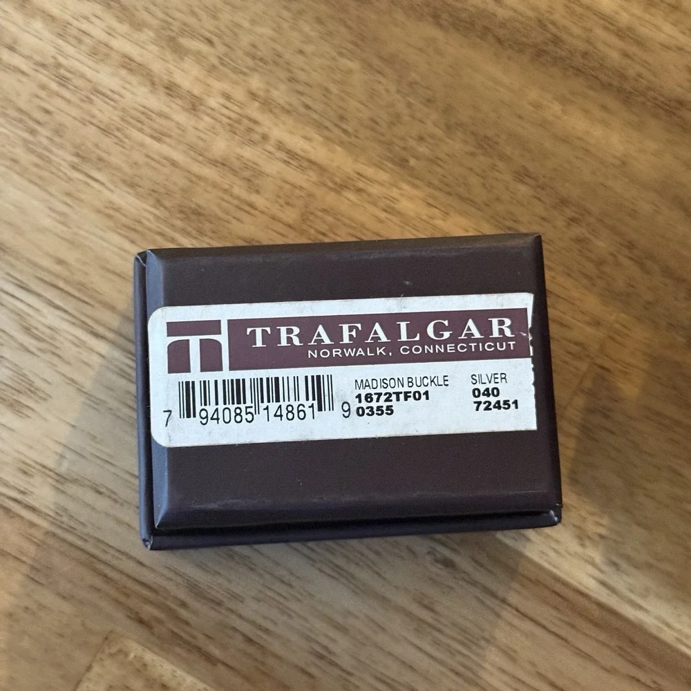 Trafalgar buckle monogrammed